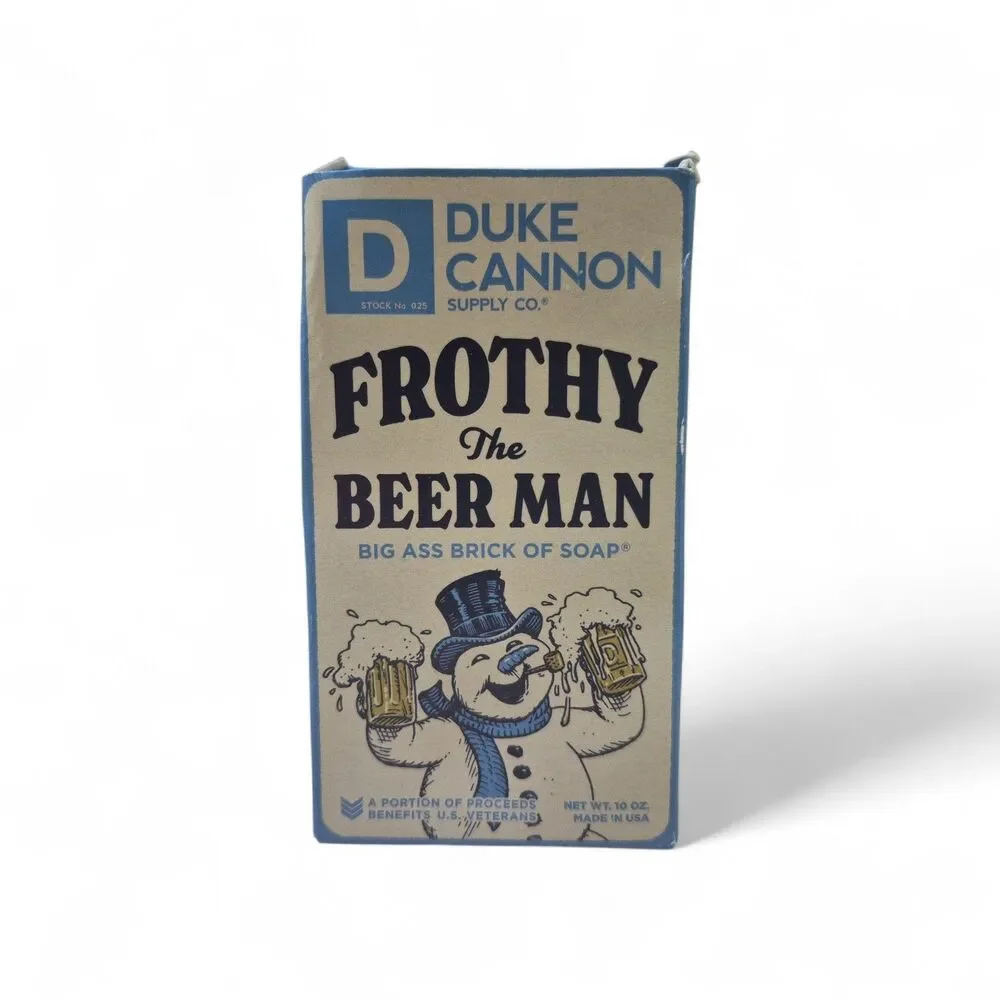 Duke Cannon Big Ass Brick of Soap 10 OZ Frothy The Beer Man